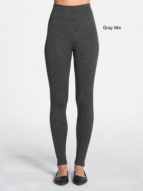 Nylon Blend-The Perfect Fit Legging by DKR & Co.-Gray Mix